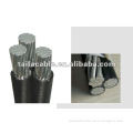 supply factory price of Aluminum Duplex service drop cable/ XLPE insulation, one Phase with neutral 0.6/1KV